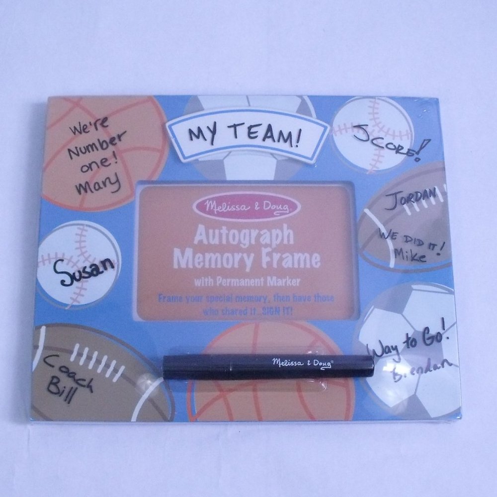 Melissa & Doug Autograph Memory Photo Frame